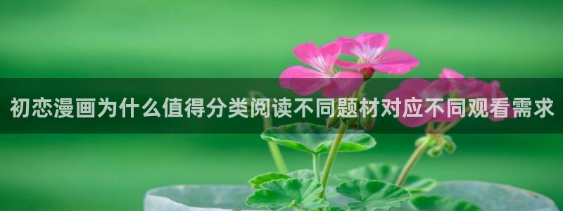 免费看漫画都市漫画：初恋漫画为什么值得分类阅读不同题材对应不同观看需求